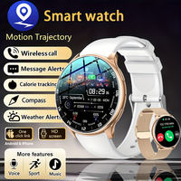 Little Meatball Ladies Smart Watch Full Touch Screen Sports Fitness IP67 Waterproof Bluetooth Compatible with Android iOS