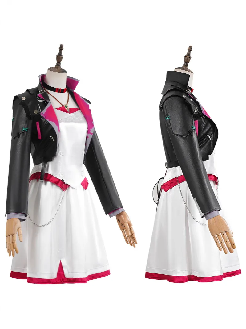 متوفر سلسلة Collab التأثيرية: لعبة LOL Arcane S2 مسحوق Jinx أزياء تنكرية لحفلات الاتحاد الأفريقي فستان رقص زي الهالوين