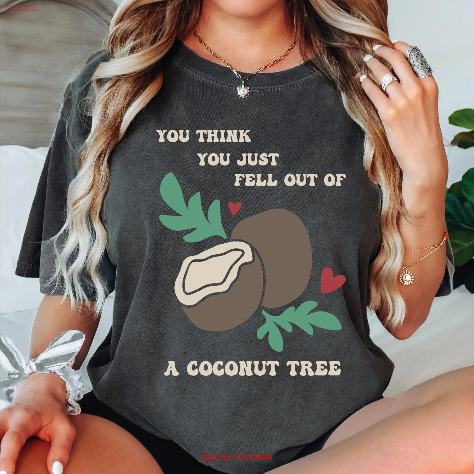 You Think Just Fell Out Of A Coconut Tree T shirt Kamala Harris Social Democrat 2024 SFS629 long or short sleeves