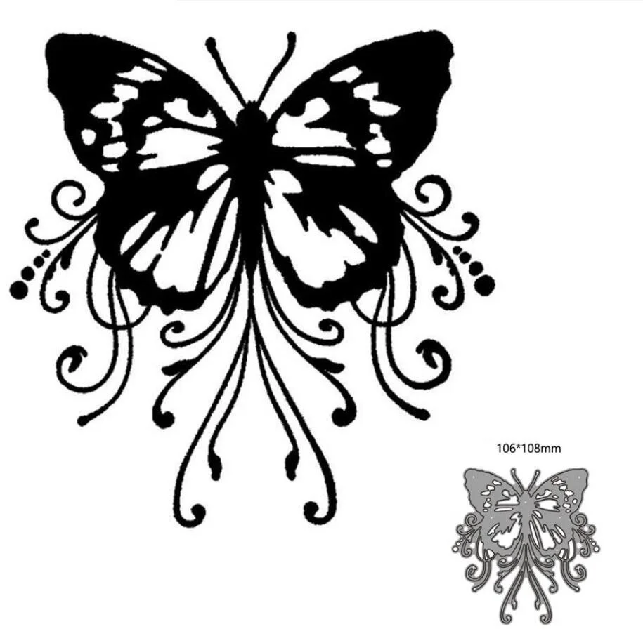 Stanzformen Schmetterling Scrapbook Prägung DIY dekorative Album Cover Papier Karten machen Werkzeug