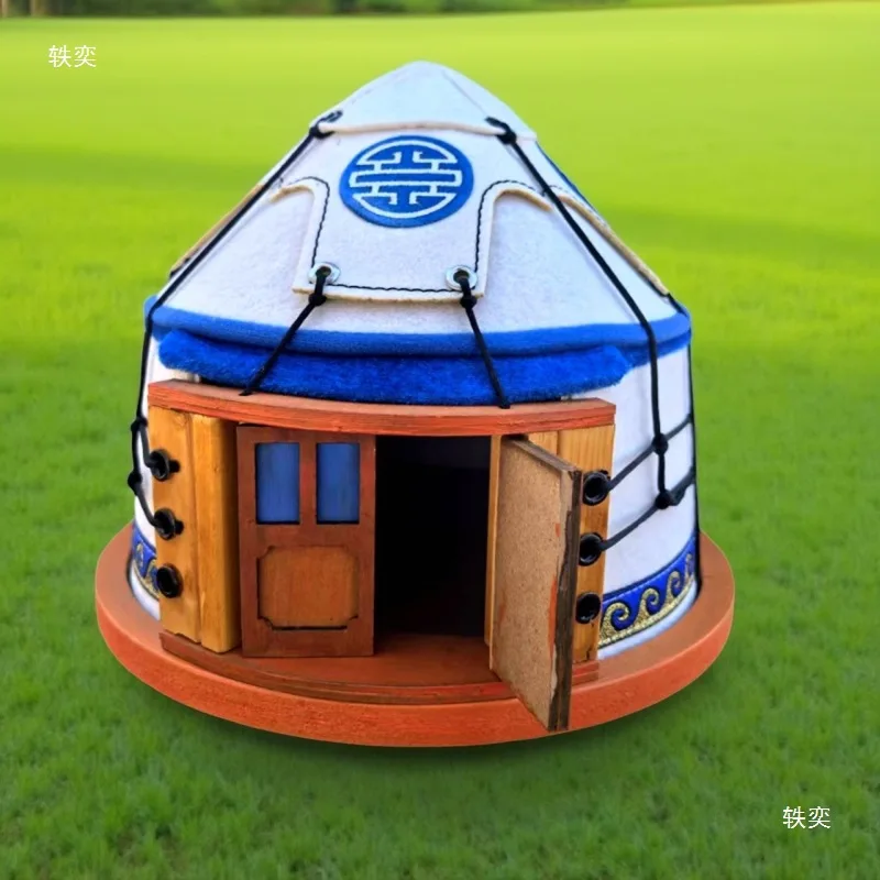 Inner Mongolia characteristic grassland yurt handicrafts national creative yurt model ornament ornament gift style