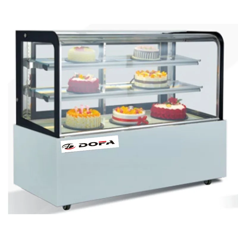 cake display fridge showcase/cake display fridge for philippines/clear refrigerated cake showcase chiller