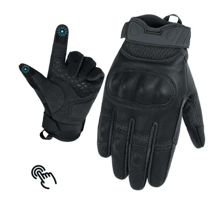 Unisex Breathable Riding Gloves, Full & Half Finger Non-slip Shockproof Gloves for Motorcycle, Cycling, Climbing Outdoor Sport