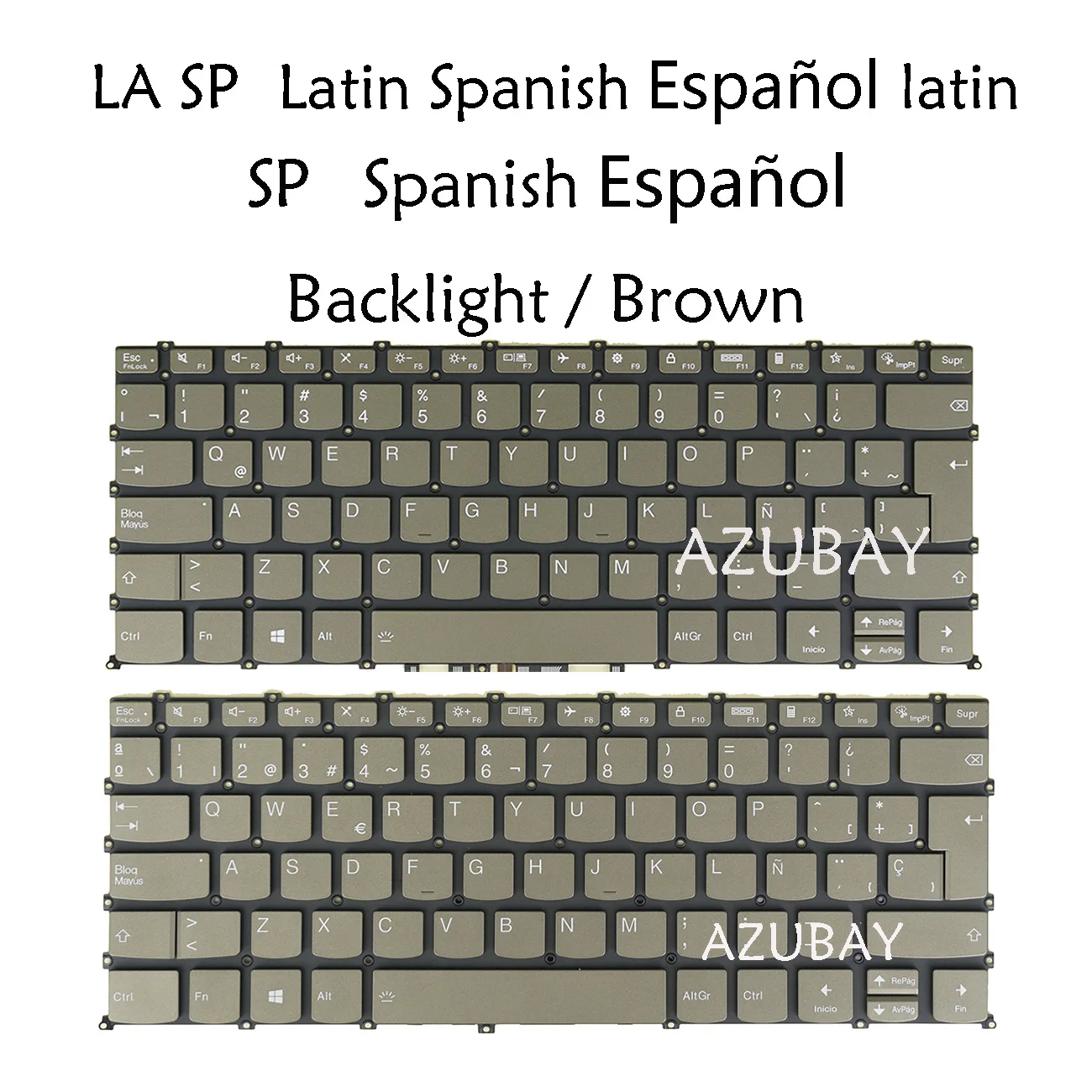 Backlit Keyboard For Lenovo IdeaPad Slim 7 Pro-14IHU5 82QT, Yoga Slim 7 Pro 14IAP7 7 Pro 14IAH7 7 Pro 14ARH7, LA Latin Spanish