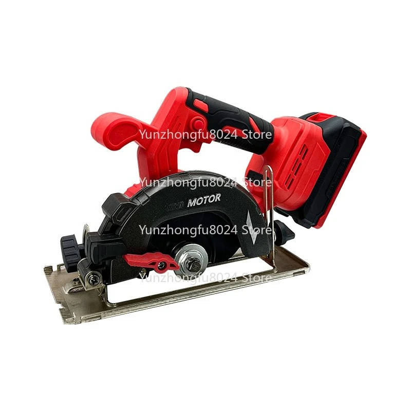 Portable Single Hand Electric Circular Saw DIY Woodworking Machine Tool Household Industrial Lithium Battery Power Supply