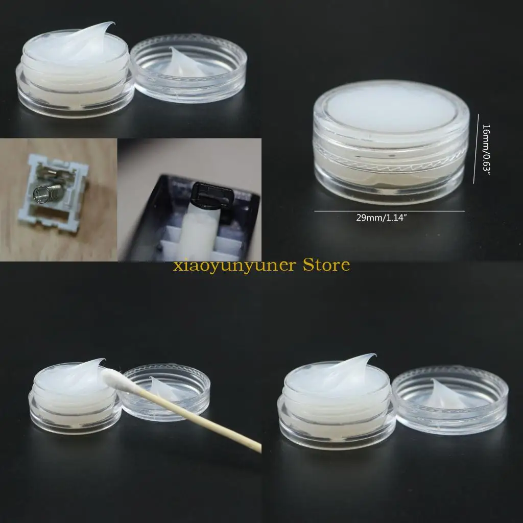 P9JB New Listing Advanced Synthetic Fluorine Grease Fusser Film Keyboard Stabilizers Switches Gear Grease Bearing Grease