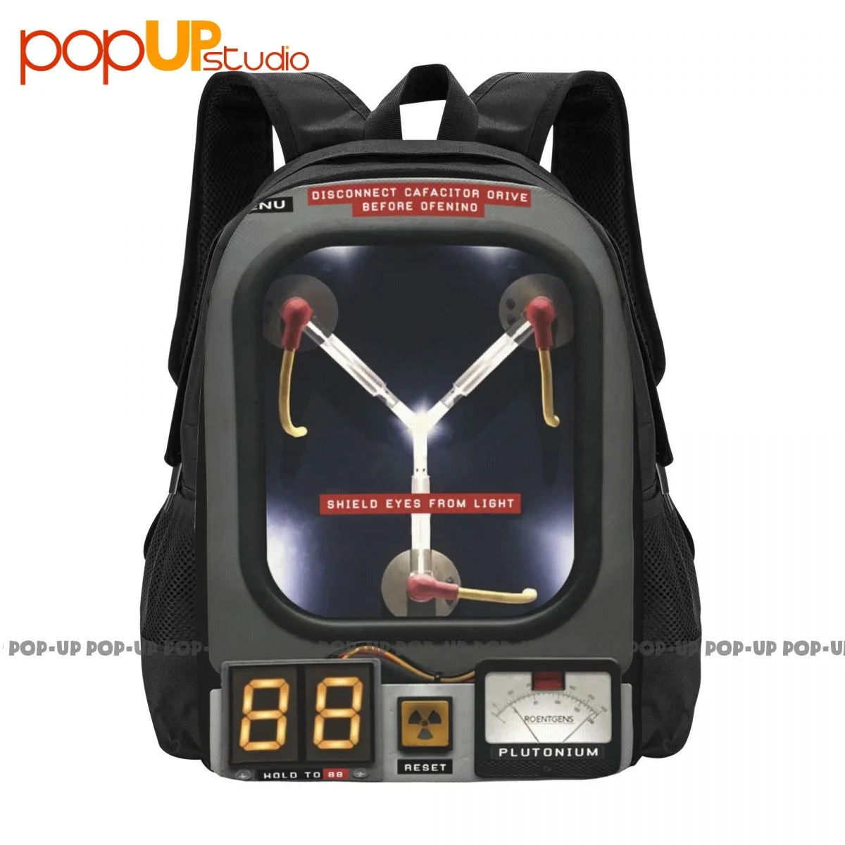 Flux Capacitor Backpack, Inspirado por De Volta Para O Futuro, Presente de Aniversário Ideal, Grande Capacidade, Mais Novo Personalizado