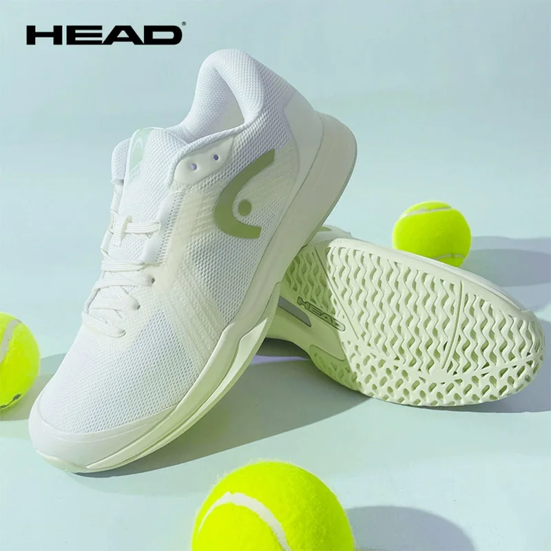 2025 New HEAD Tennis Shoes Women's Wear-Resistant and Breathable Autumn Professional Shock-Absorbing Women's Sneakers