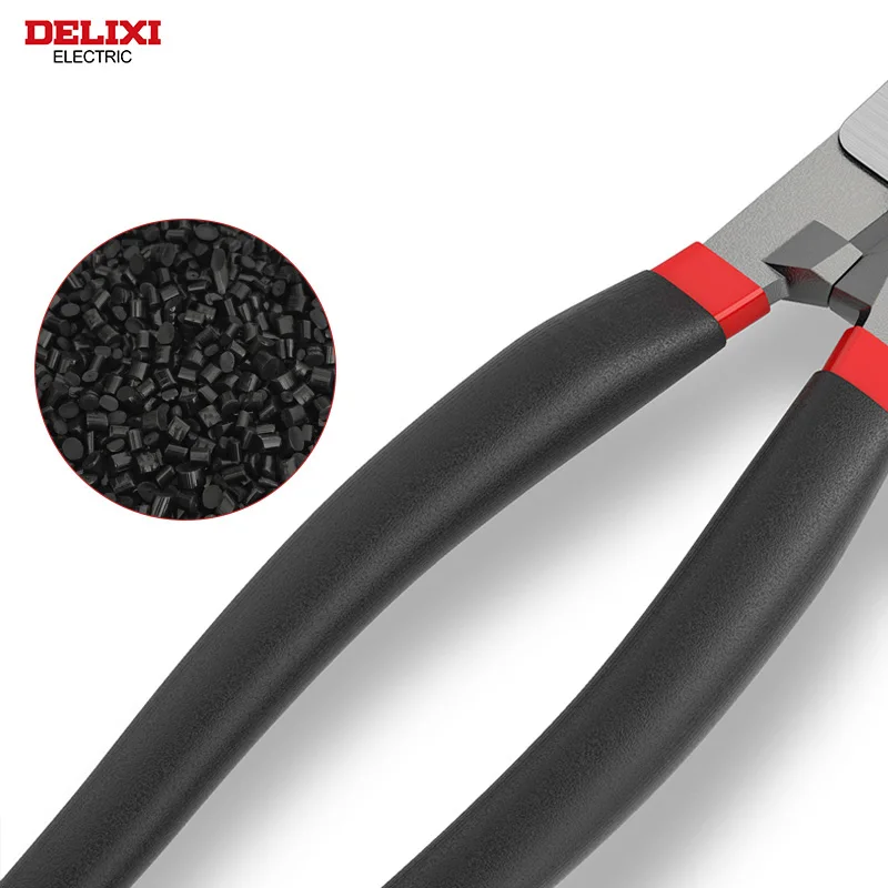 DELIXI ELECTRIC Cable Cutter ,Wire Stripper Pliers，Chromium Vanadium Steel Forging，Used to Sharp Cutting Cables and Strip Wires