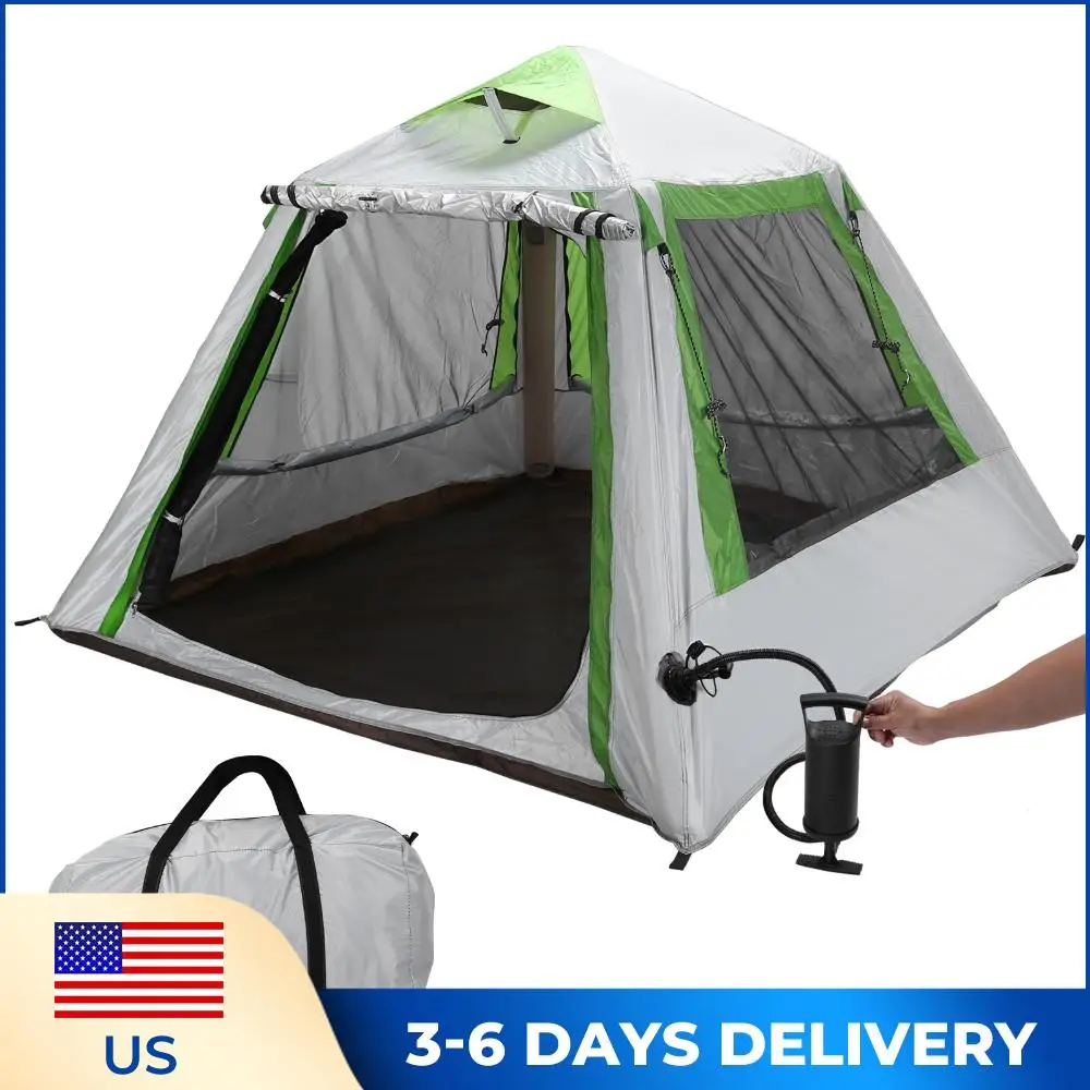 

Camping Tent for 2 Person 3 Person Easy Setup Automatic Inflatable Camping Tent Oxford Waterproof Pop Up Tent for Hiking