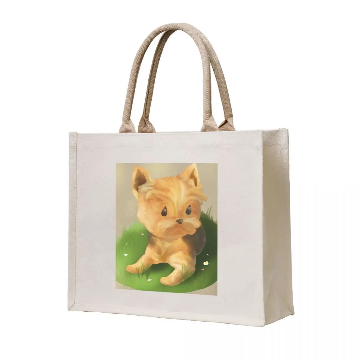 

Teacup Yorkie Tote Bag Shopping bags tote bag women custom canvas bag tote bags aesthetic
