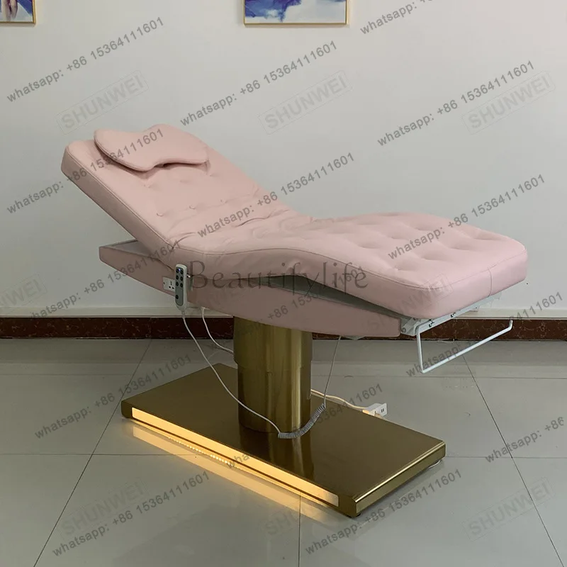 Factory Direct Sales Electric Beauty Salon Special Bed Lifting Folding Massage Physiotherapy Bed