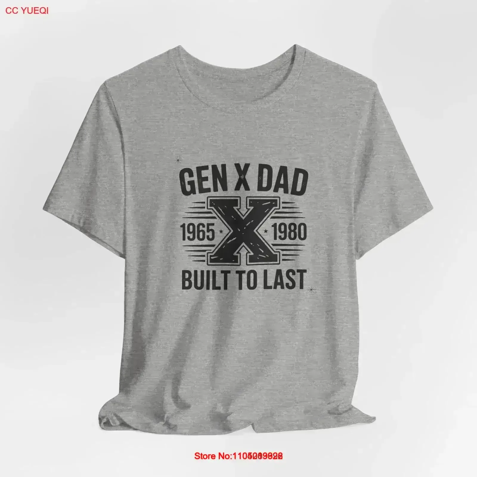 

Gen X Dad T Shirt Built to LasT for Father's Day Dads vintage Washed designer clothes fashion Stylish Top Everyday Wear Casual