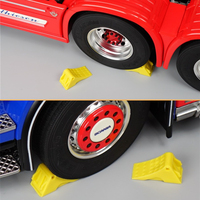 1/14 Rc Tractor Truck Trailer Wheel Chock Slip Stopper For Tamiya Lesu For Scania Man Actros Volvo Rc Toy Truck Accessories