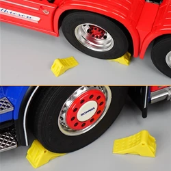 1/14 Rc Tractor Truck Trailer Wheel Chock Slip Stopper For Tamiya Lesu For Scania Man Actros Volvo Rc Toy Truck Accessories