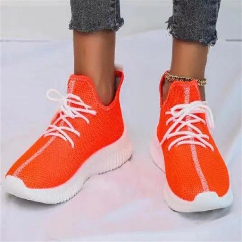 New Women's Sneakers Summer 2024 Plus Size 35-43 Mesh Women Shoes Casual Sports Shoes Light Soft Comfortable Zapatillas Mujer