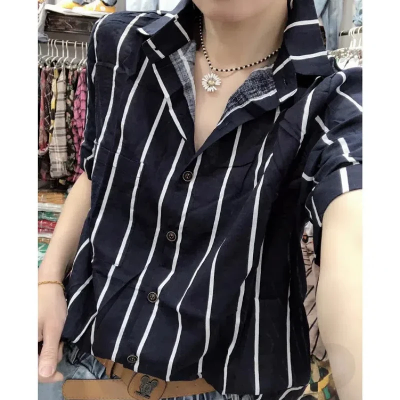 European Station 2024 Summer New Arrivals Korean Version Women's Clothing Loose Comfortable Casual All-match Short Sleeve Tops