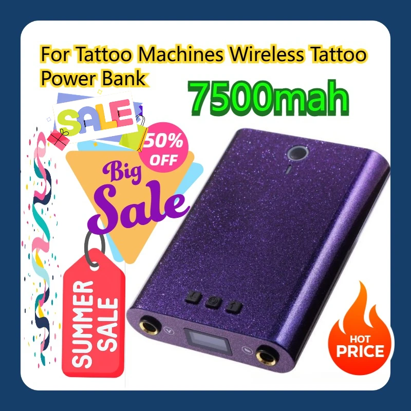 

For Tattoo Machines Wireless Tattoo 7500mah Power Bank