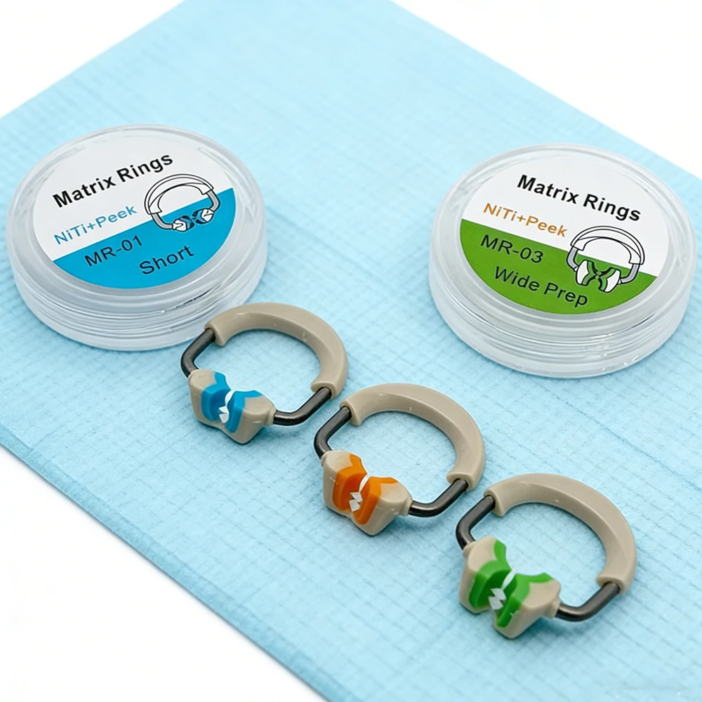 Dental Restorative Sectional Matrix System – Nitinol Niti Bands mit Clip Ring für hintere Zähne