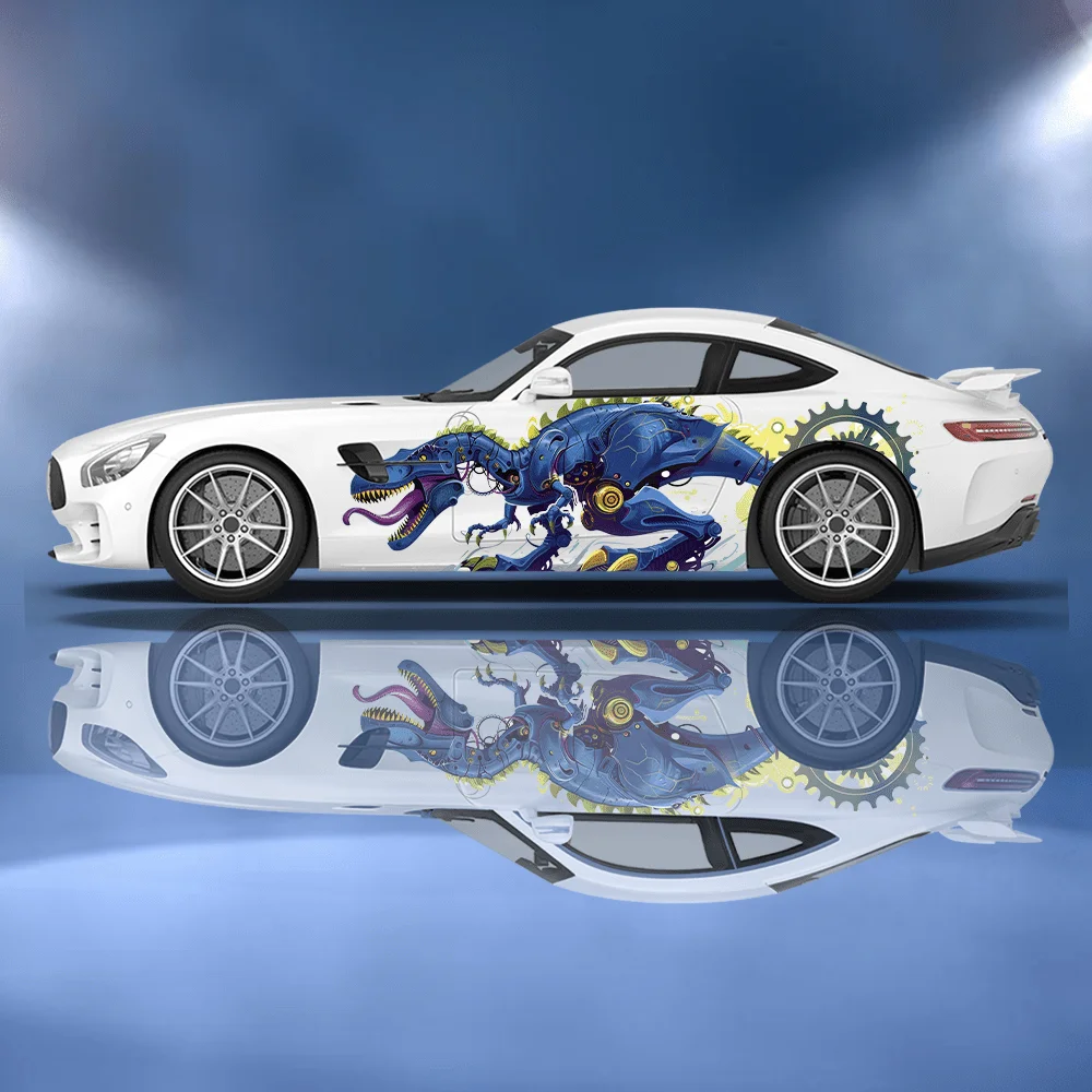 

Tyrannosaurus Rex Roar Car Vinyl Wraps Decal Self-adhesive PVC Sticker Suitable for Trucks SUV Decoration Auto Accessories Gift
