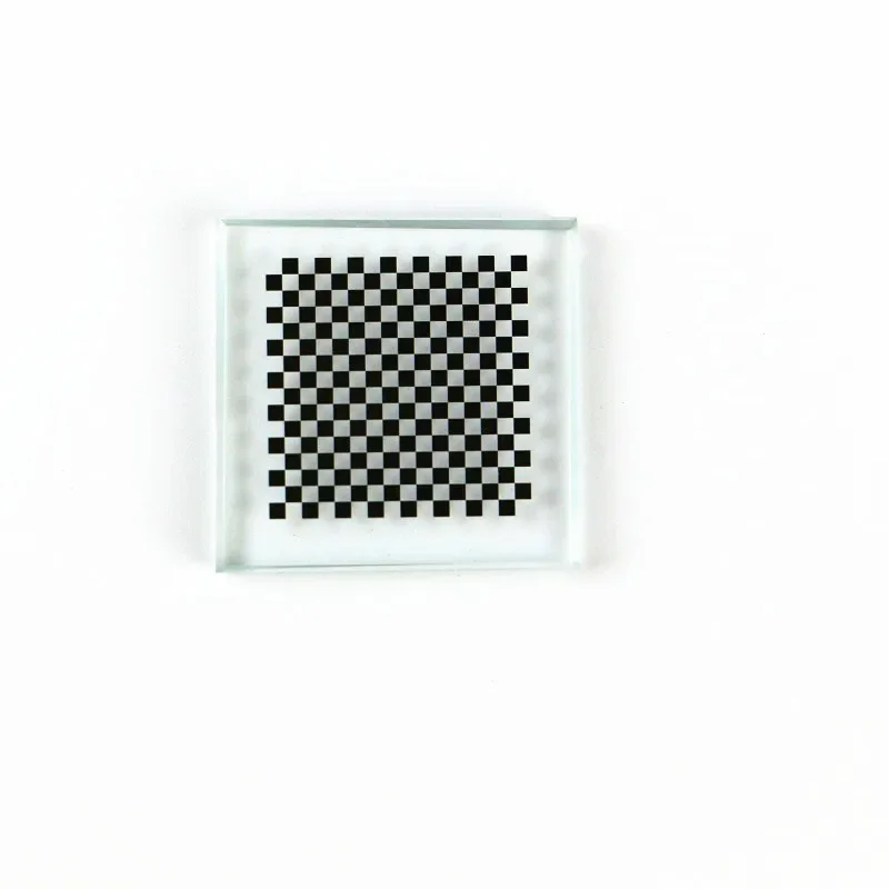 Customized Opencv Diffuse Reflective Ceramic Checkerboard Grid Calibration Plate Stock Promotion Grid 0.25/0.5/1/2MM