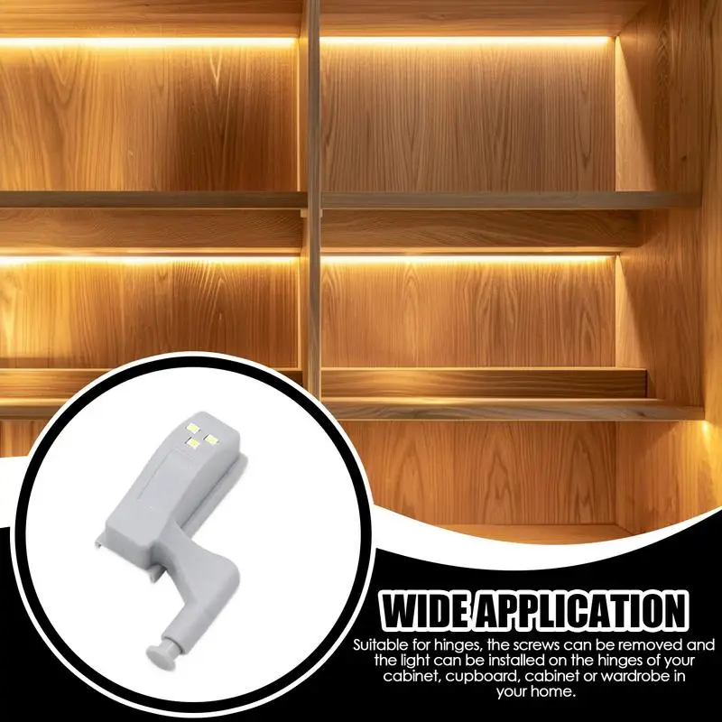 

Hinge LED Sensor Light Cabinet Door Hinge LED Sensor Lights Cupboard Hinge LED Smart Touch Induction Cabinet Light LED Sensor