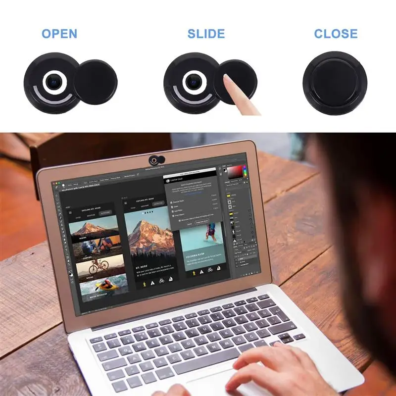 スライド式プライバシースライダー,ラップトップステッカー,タブレット,コンピューター,レンズステッカー,屋外用の大型スライドカメラ,グローバル