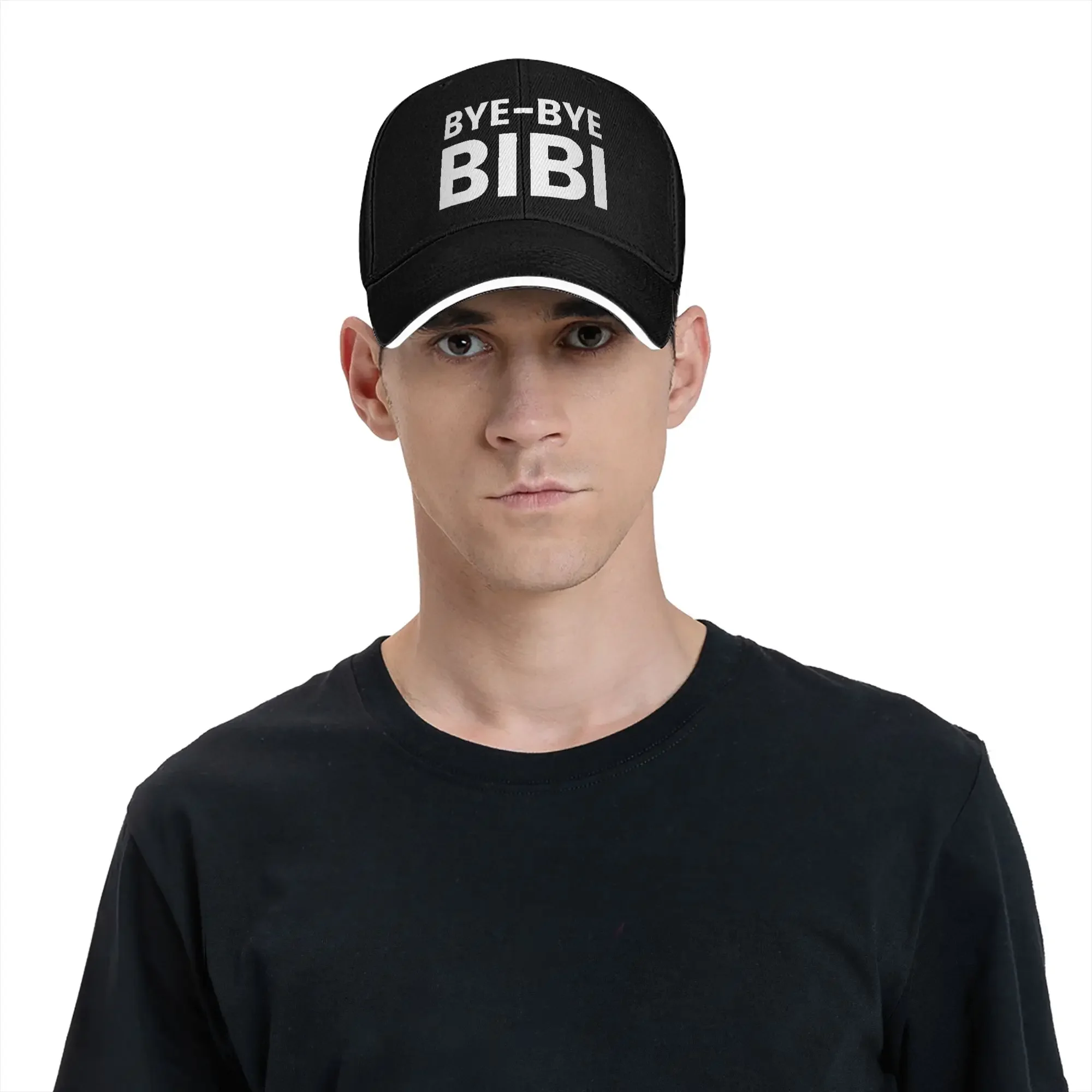 BYE-BYE BIBI Benjamin Netanyahu Leaves Office Cap For Unisex Trendy Baseball Cap Sun Hat Casual Headewear Adjustable