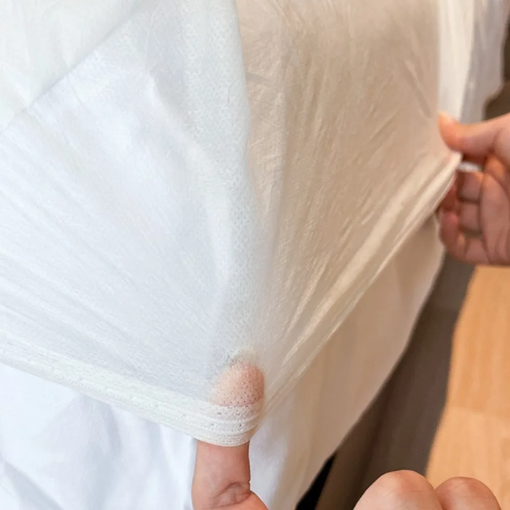 Non-woven Disposable Fitted Sheet Non Slip Single Bed Disposable Bed Sheet Double Bed with Elastic Bands Mattress Covers Travel