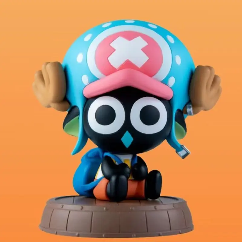 Colección de cajas ciegas de moda de One Piece X Luffy's Pirates Grand Line - Figuras de acción de Franky y Brook