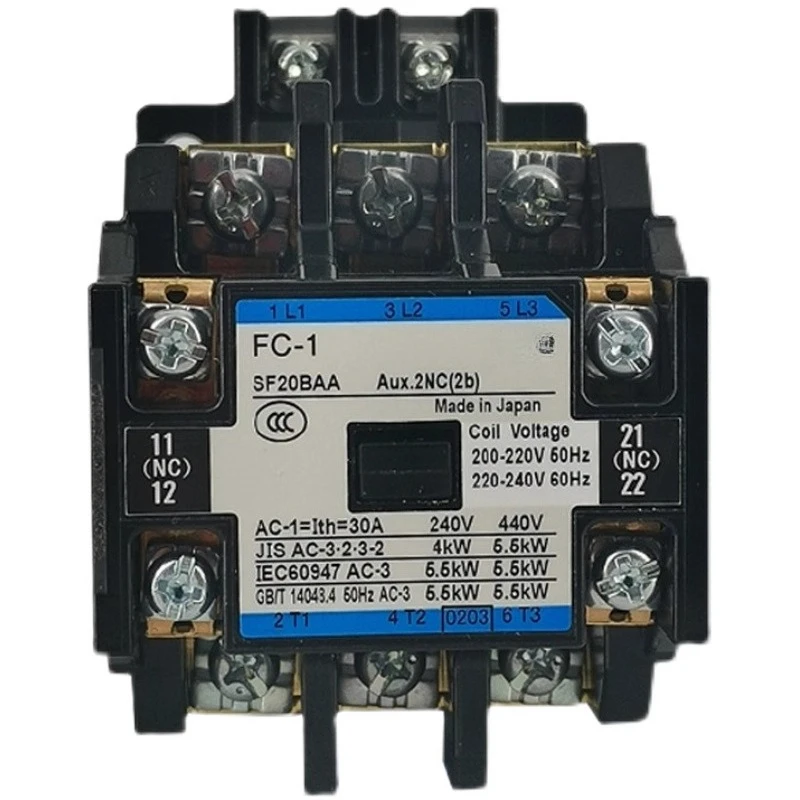 

Original AC Contactor for FC-1UL SF20B1A SF20BAA AC220V AC Contactor