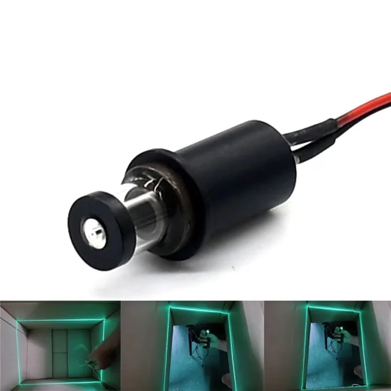 ABUL-Laser Locator Module Omnidirectionele Niveau Laser Module 520Nm Groen Licht 2.3-5V Voltage Drive Gebruik