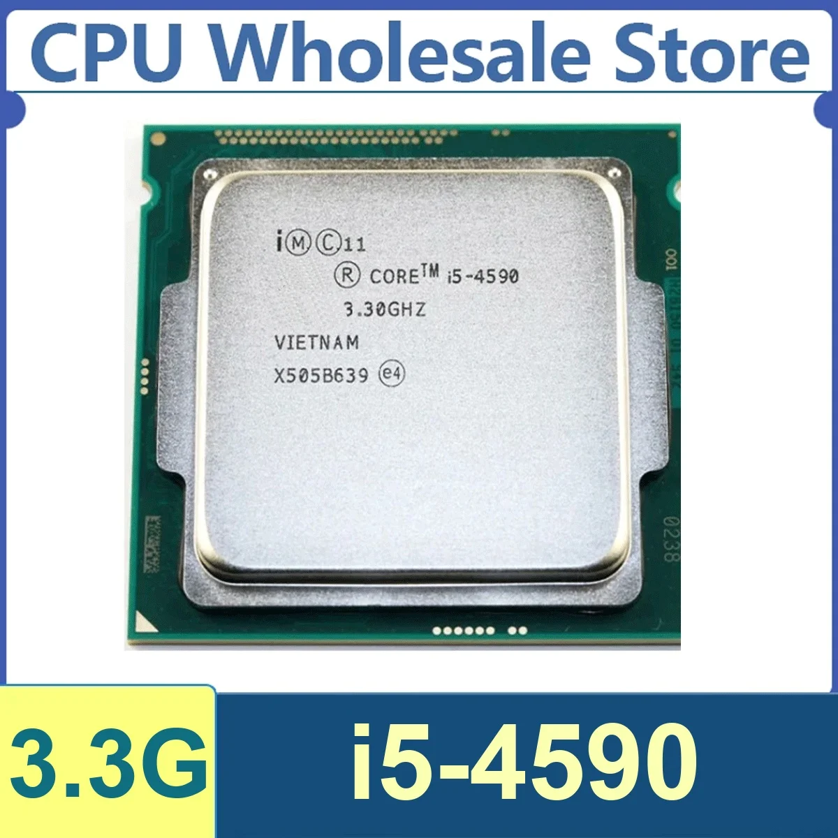 Core i5-4590 4 núcleos 4 hilos 3.30GHz 84W 6MB Caché 22nm LGA1150 SRQ12 DDR3 1600 MHz Haswell Lake HD Graphics 4600