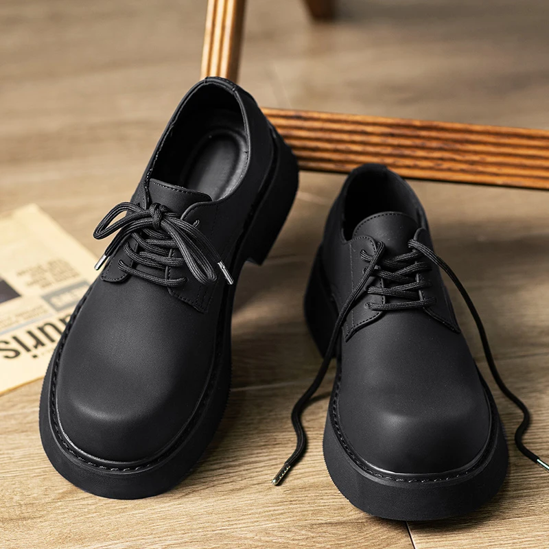 

Men's Leathe Oxford Comfortable Dress Shoes Originals Lace Up Formal Business Casual Daily Derby Shoes for Male