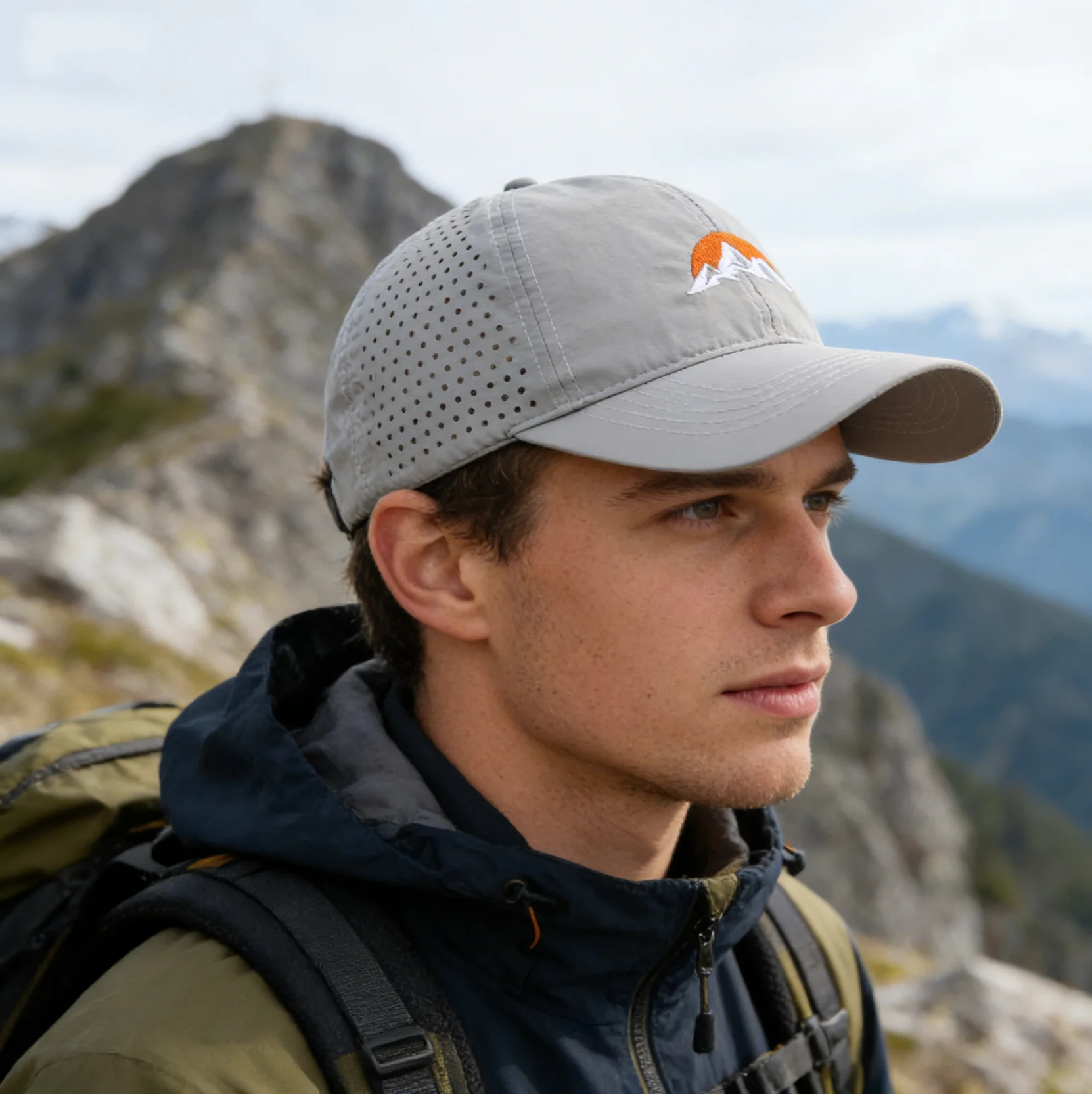Outdoor Quick-Drying Double-Sided Baseball Cap, Mesh Breathable Sun Protection Hat, Professional Sunshade Hat for Hiking, Cycling, Running, and Fishing, Holiday Gift