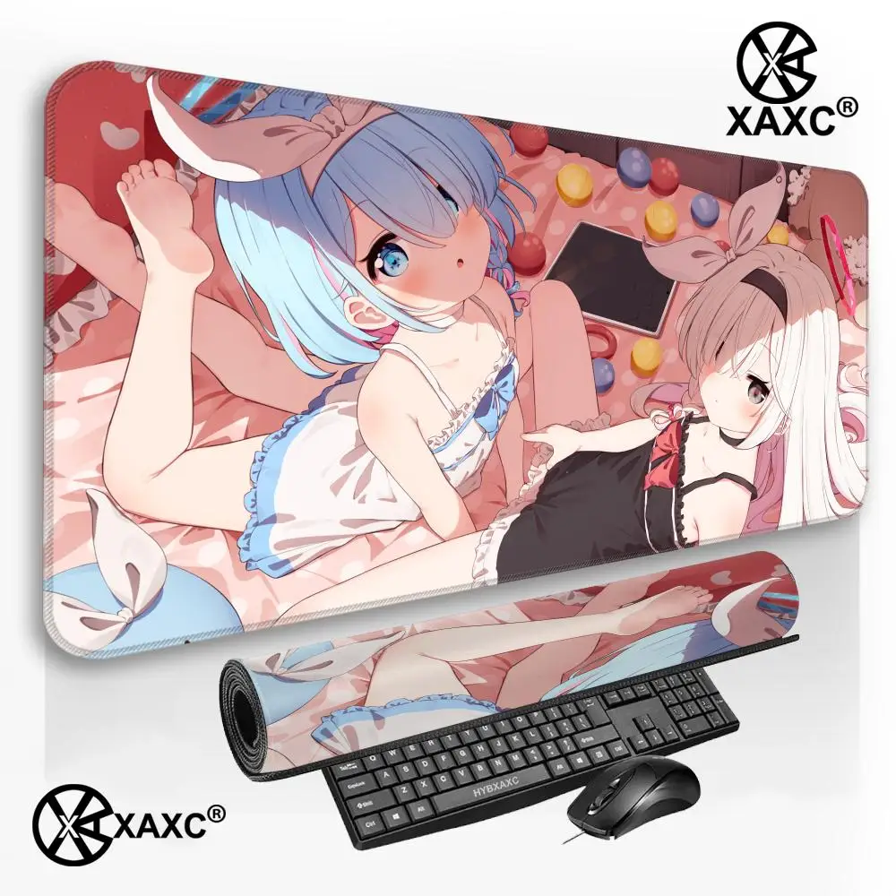 Arona Blue Archive Anime Mouse Pad Large Gaming Mouse Pad HD Print Waterproof XXL Desk Mat For PC Laptop Non-Slip Desk Mat