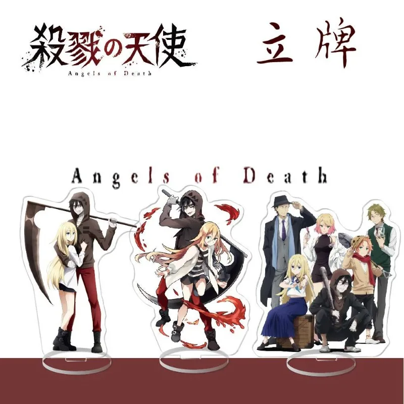 

Angels of Death Figures Acrylic Figures Stand Model Plate Rachel・Gardner Desktop Decoration Isaac・Foster Kids Friends Gift Toys