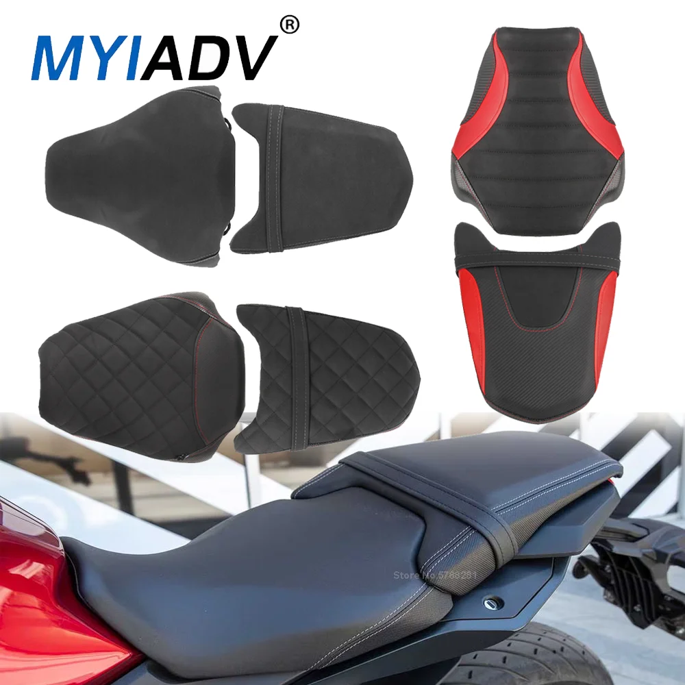 

Motorcycle Seat Cushion Front Driver Rear Passenger Solo Seat Cowl Cushion Pad For Honda CB650R CBR650R CB CBR 650R 2019-2023