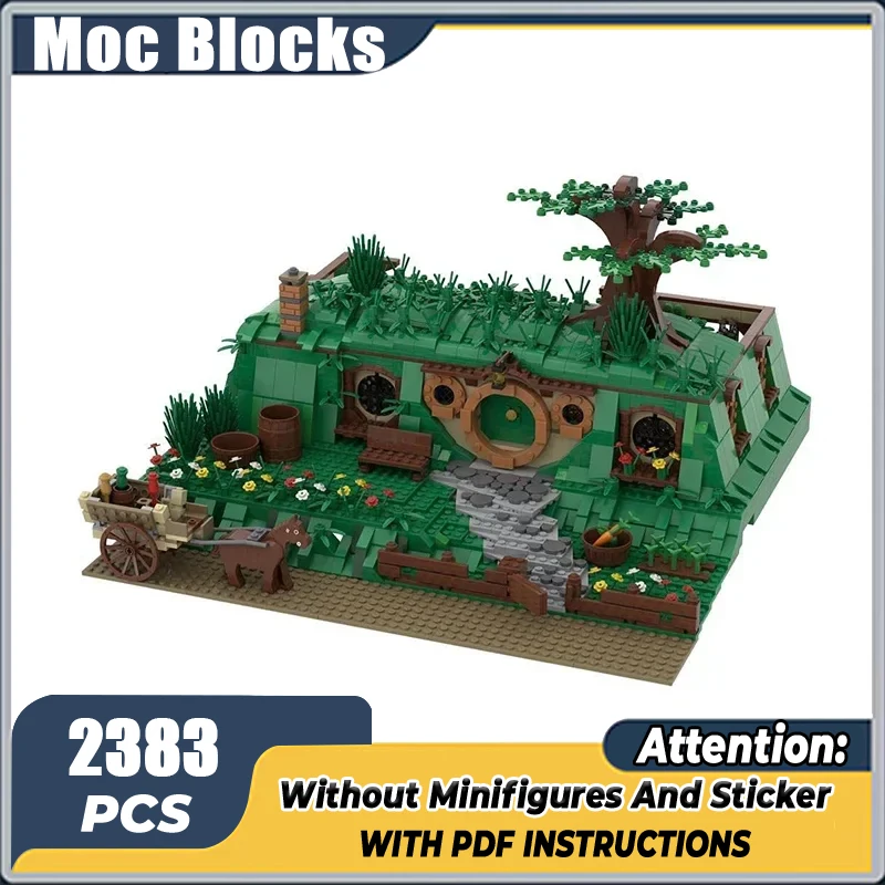 Magical Rings Movie Model Moc Building Bricks Bag End House Technology Modular Blocks Gifts Christmas Toys DIY Sets Assembly