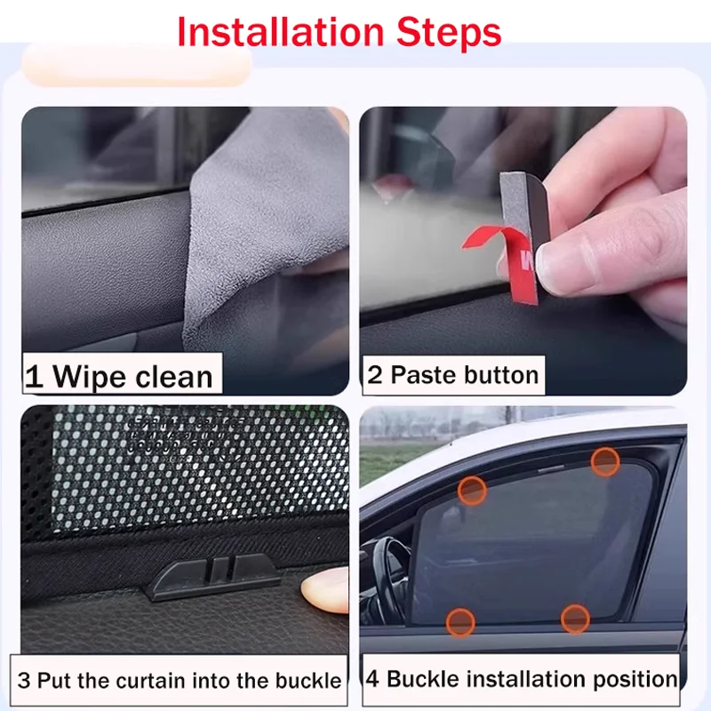 For Exeed RX Omoda C9 9 2023~2026 2024 2025 Car Magnetic Mesh Privacy Sunshade Side Window Sun Shade Protection Accessories view 5