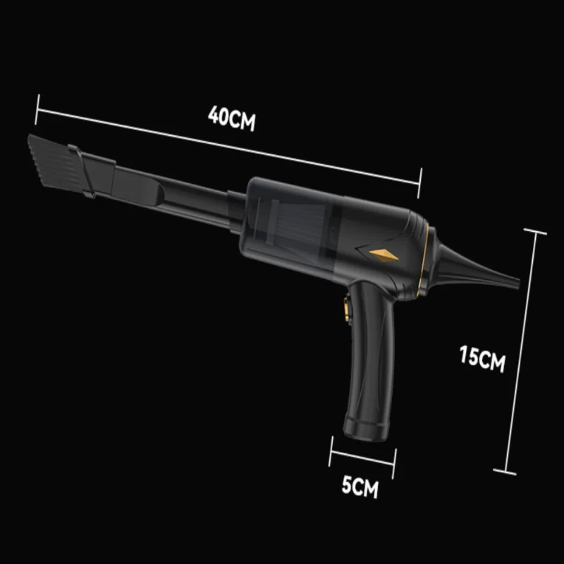Potente aspirapolvere portatile senza fili, ricaricabile tramite USB, design leggero per auto, casa, peli di animali domestici, polvere e pulizia detriti