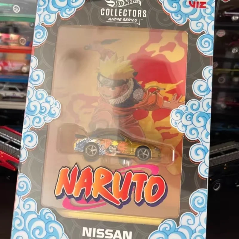 Genuine Stock Hot Wheels Naruto Rlc Nissan Silvia S15 Anime Series Collectible Diecast Model Toy Car Display Surprise Gift Box