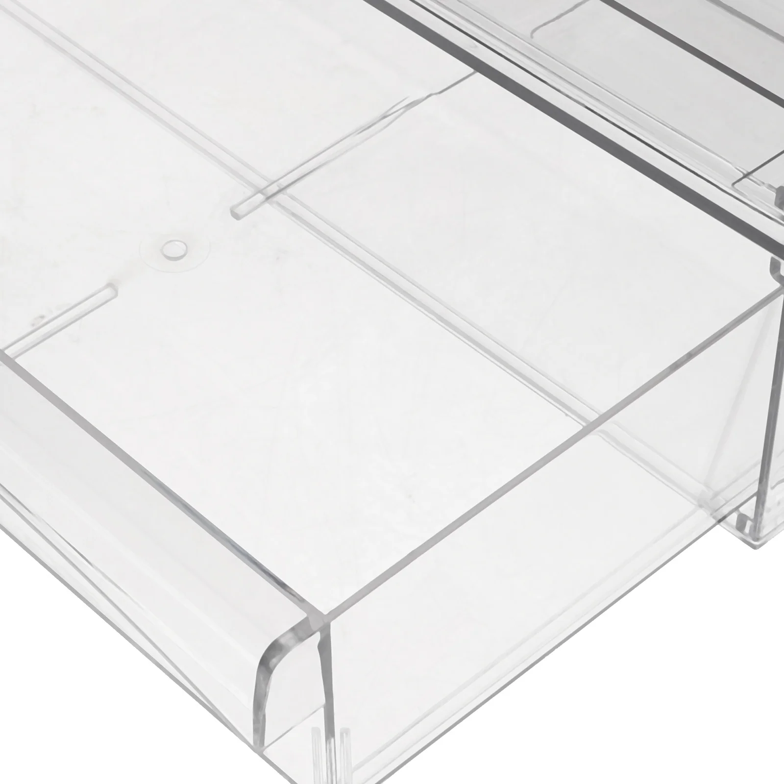 

2Pcs Drawer Organizer for Desk Storage Box Acrylic Material Desktop Drawers Organizer Space Saving Makeup and Office
