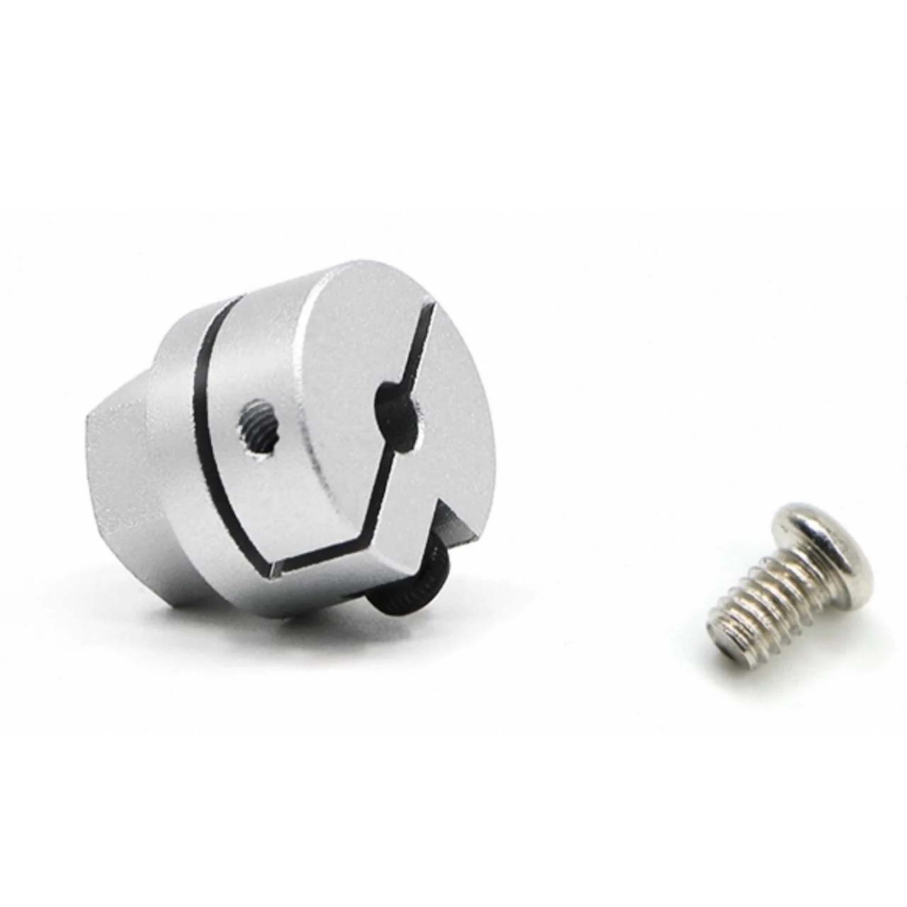 High-Strength Aluminum Alloy Hexagonal Coupling Shaft 3-8mm Connector for Industrial Use 65mm 85mm Wheel DIY Metal parts