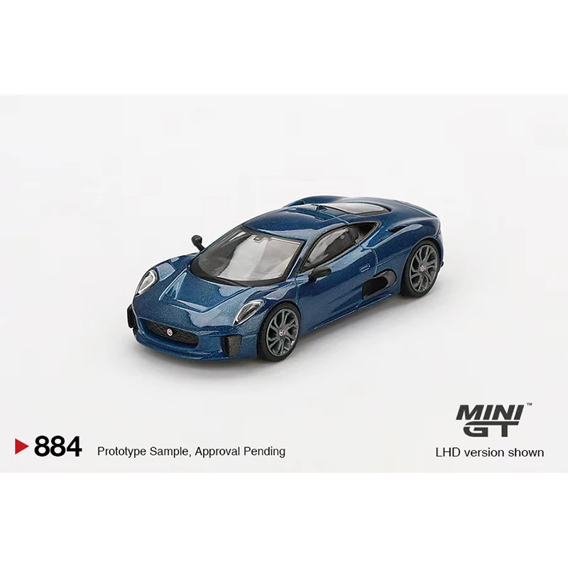 PreSale MINIGT 884 1:64 C X75 Blue Diecast Diorama Model Collection Miniature Toys