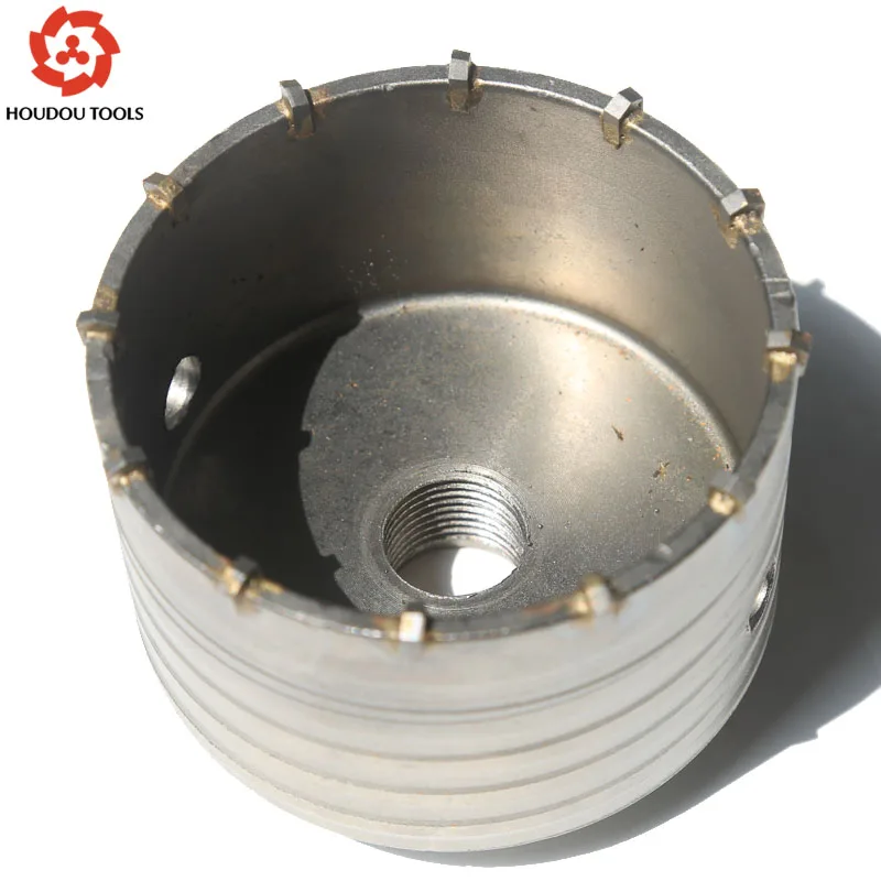 Cost Sale of 1PC of High Quality Carbide Tipped Wall Hole Saw 125-160mm*M22 Strengthened Electric Hammer Hole Saw for Wall