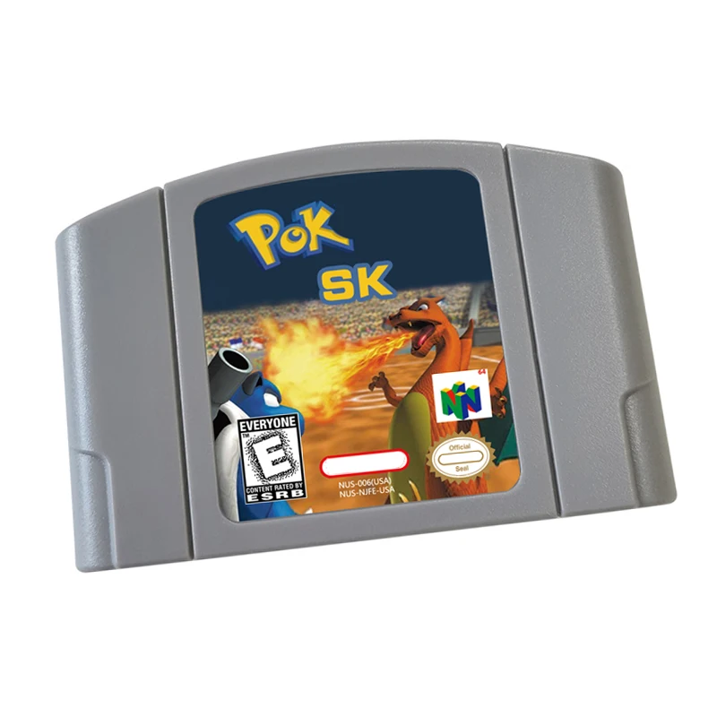 

PokemoSKVideo Game Cartridge Card - Compatible model N64 – English - US Version