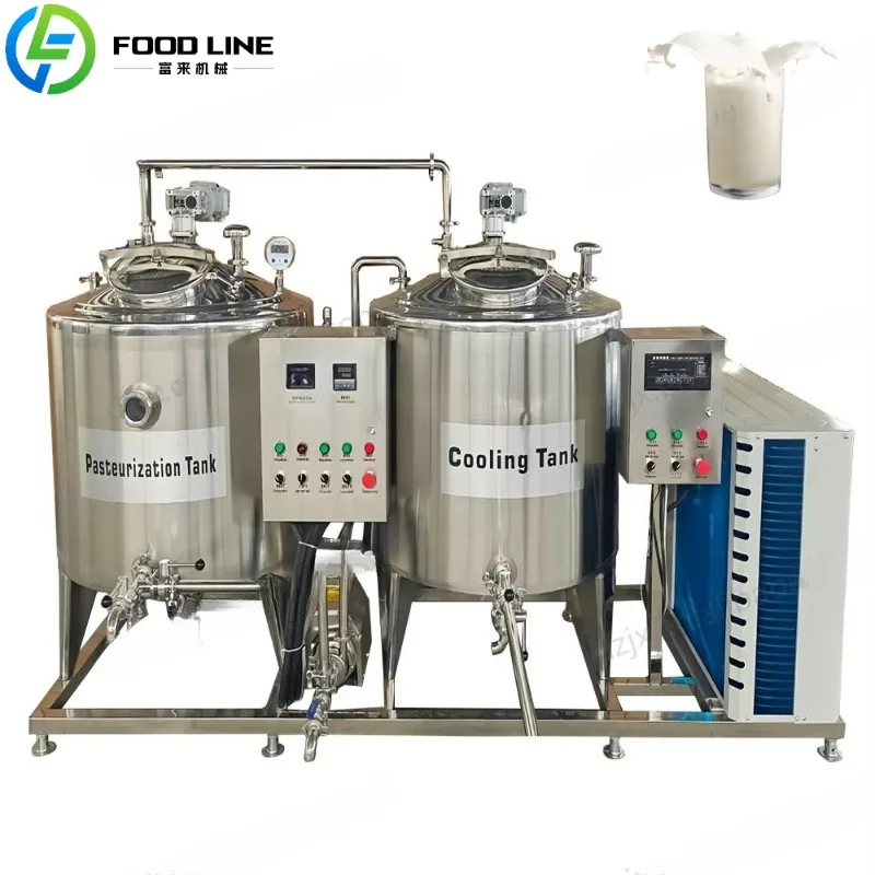 

100 1000 Liter ultra High Temperature Egg Milk Pasteurizer and Cooling Machine Fruit Juice Pasteurization tank Price