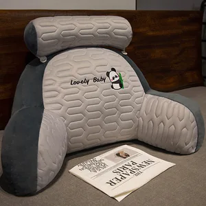 アイスシルク妊婦のベッドサイドクッション、ウエスト枕、大きなバックレストソファ枕、ベッドリーディングベッド枕、枕 10ベッドベッドヘッドボード枕10 -2