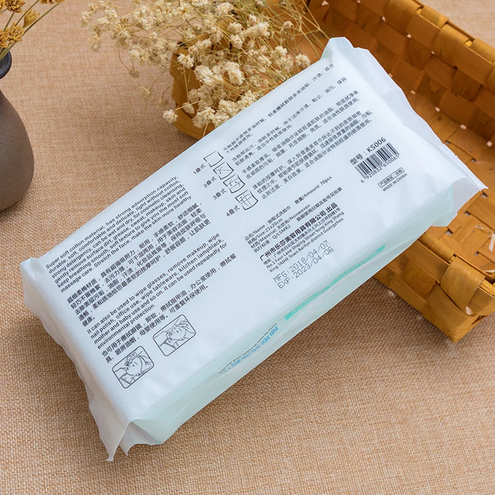 Asciugamano per il viso Asciugamano per il viso bagnato e bagnato Asciugamano per il viso ad asciugatura rapida Panni per il trucco veloci Non tessuti usa e getta